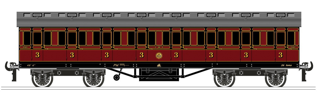 LMS 3rd Class 2501